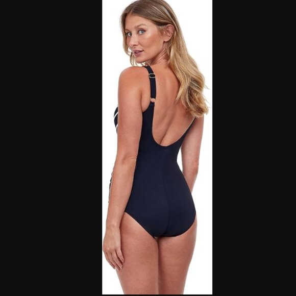 NWT Gottex Tummy Control One Piece Swimsuit, sz 12 - Picture 4 of 7